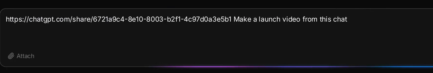 The ChatGPT share link pasted into Kario's chat